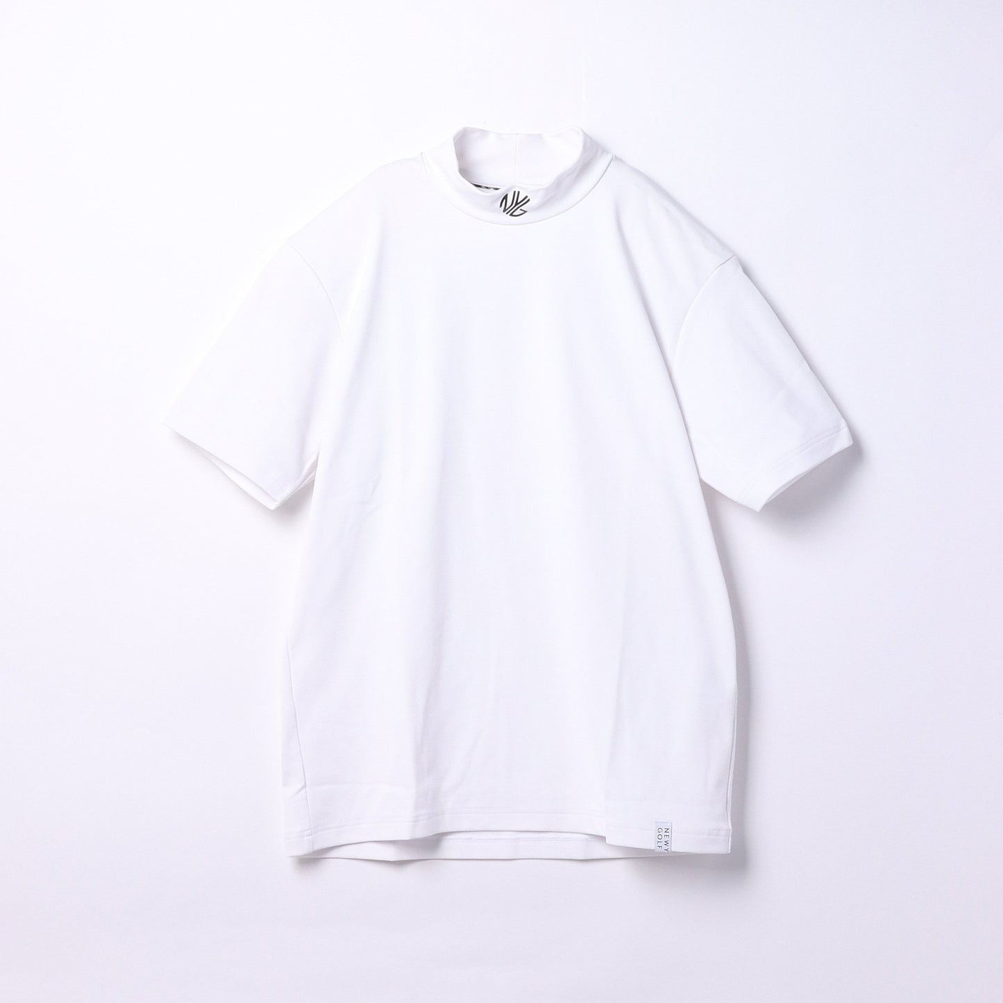 【アウトレット】【WARM・UVカット】ベアスムース裏フリース 半袖モックネックTシャツ