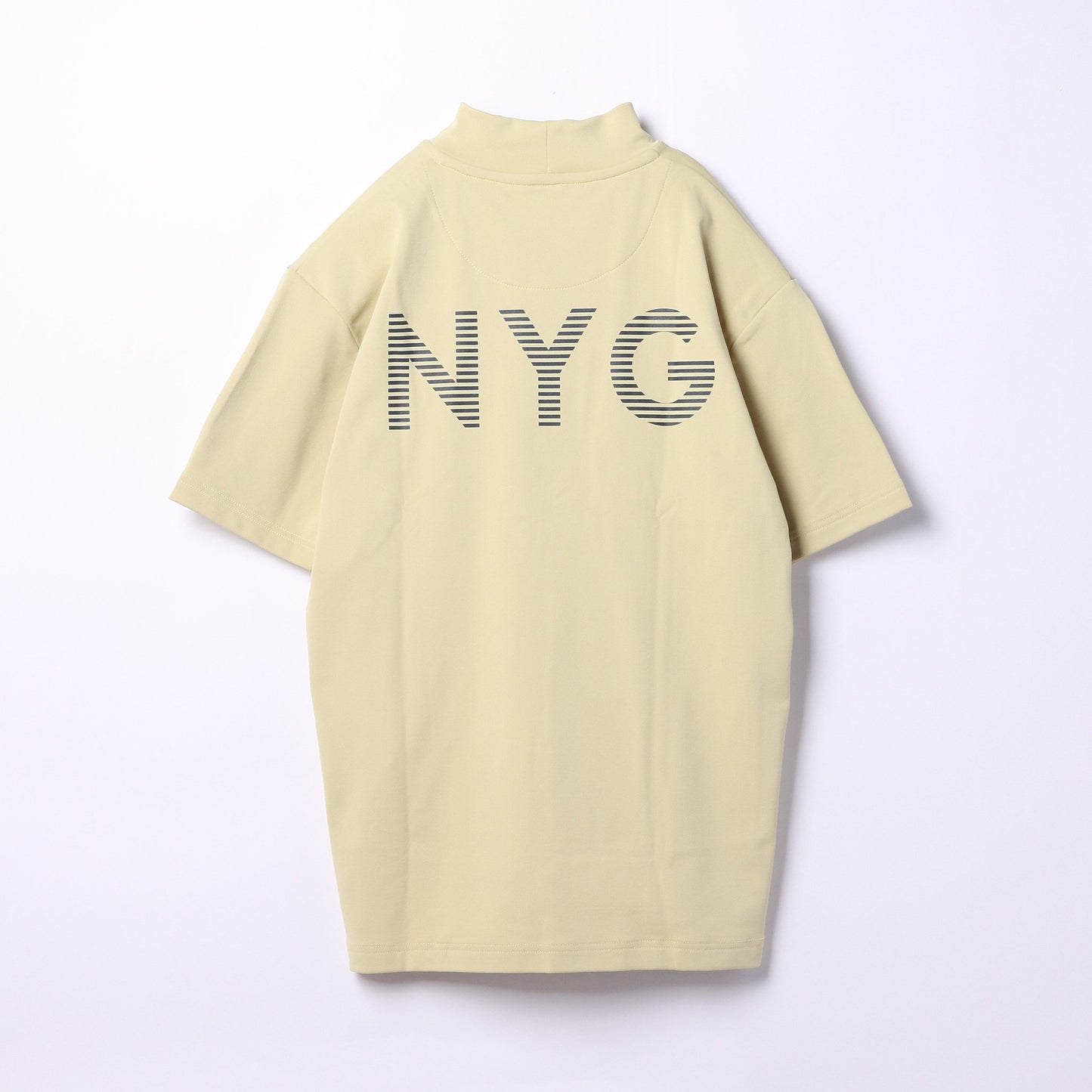 【アウトレット】【WARM・UVカット】ベアスムース裏フリース 半袖モックネックTシャツ