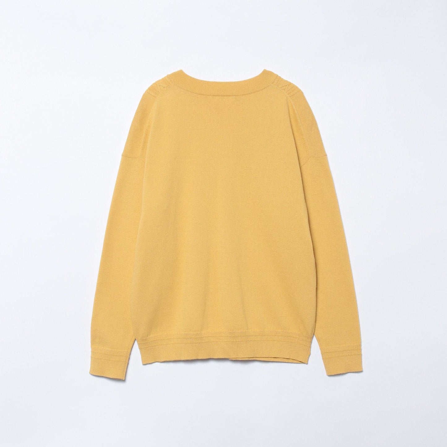 ポリコットン 12チルデン風Vネックニット