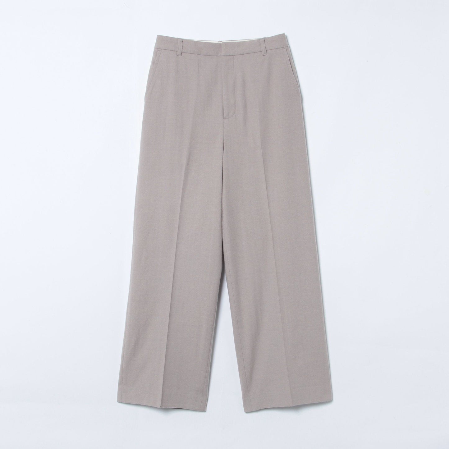 タンブルストレッチウール ストレートシルエットパンツ