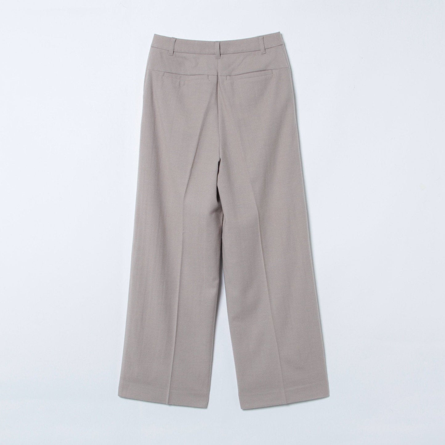 タンブルストレッチウール ストレートシルエットパンツ