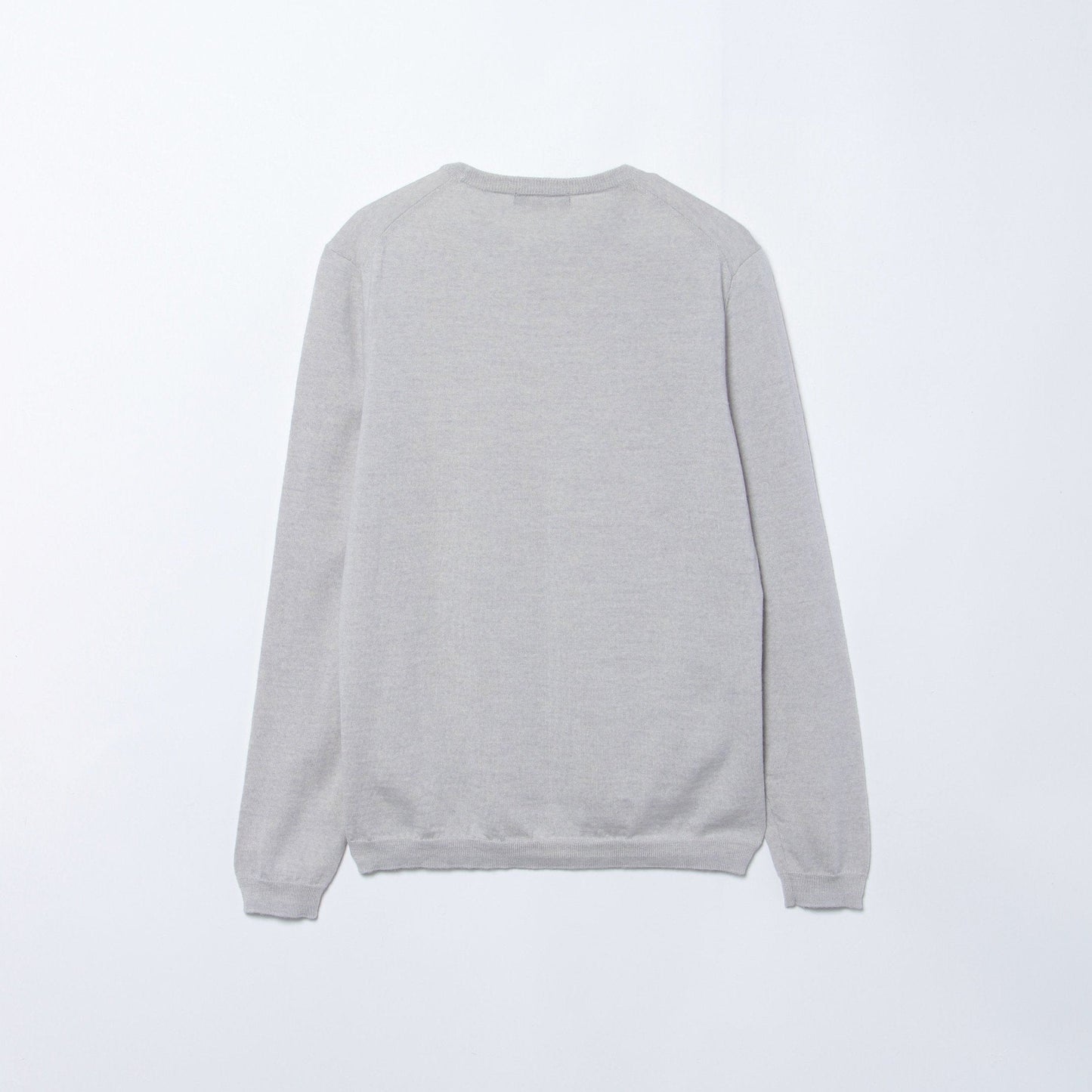 【Zegna Baruffa・CASHWOOL・ウォッシャブル】 天竺 クルーネックプルオーバーニット