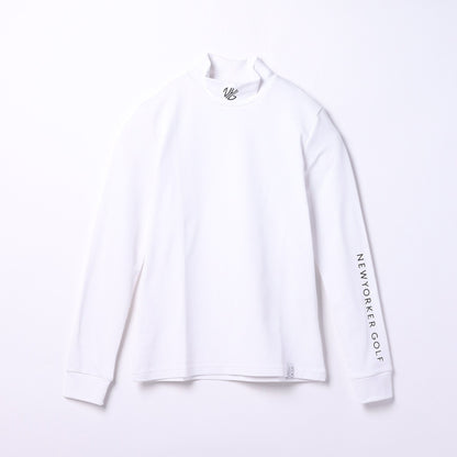 【アウトレット】モックネックロングスリーブＴシャツ