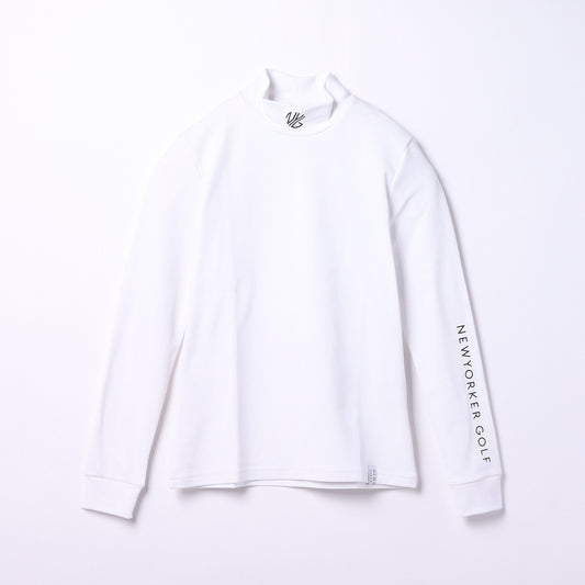 【アウトレット】モックネックロングスリーブＴシャツ