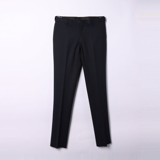 【アウトレット】【ストレッチ・防シワ・撥水】BUNGY CLOTH ドビー無地 ウエストアジャストスラックス(ノータック・セットアップ対応)