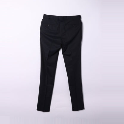 【アウトレット】【ストレッチ・防シワ・撥水】BUNGY CLOTH ドビー無地 ウエストアジャストスラックス(ノータック・セットアップ対応)