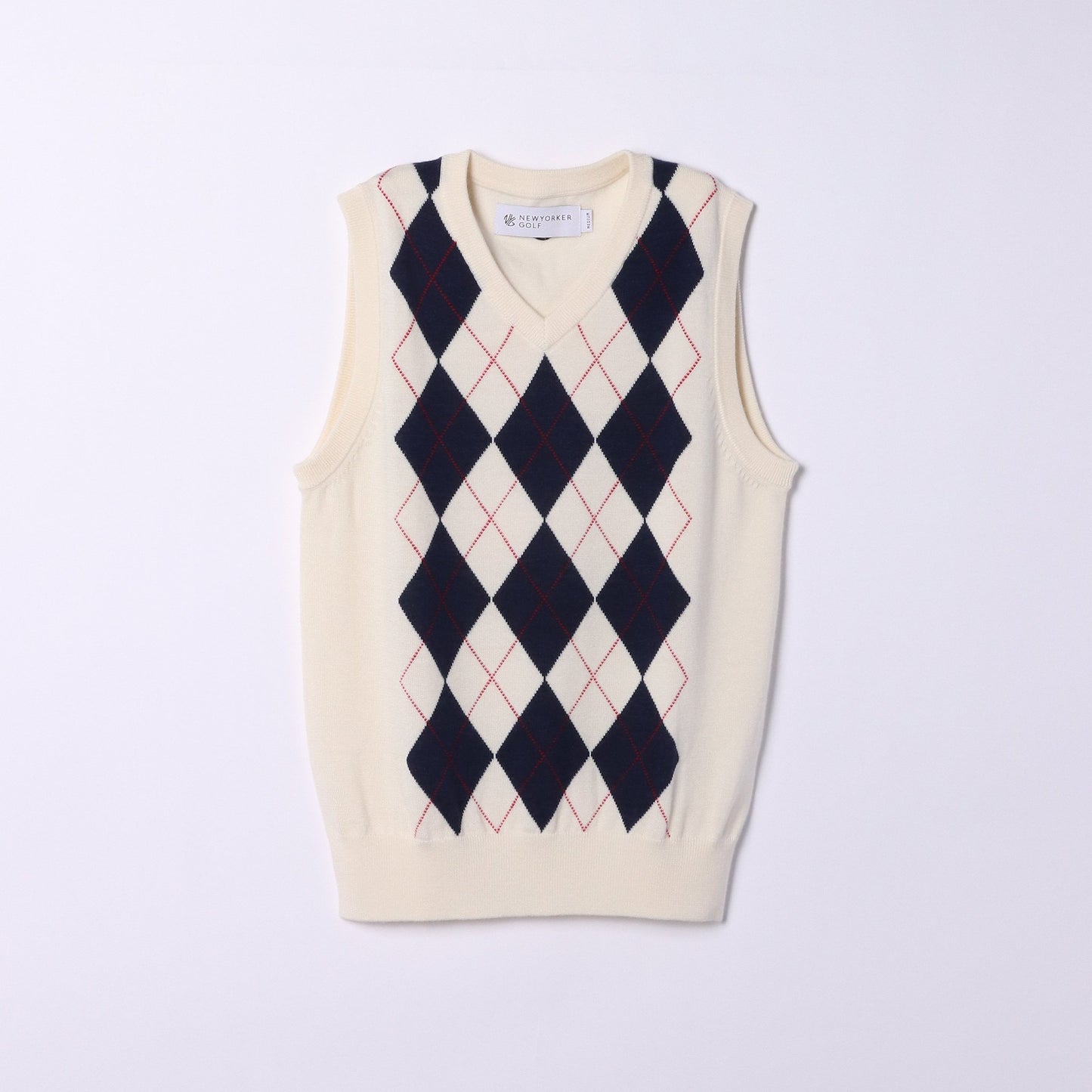 【アウトレット】アーガイル ニットベスト