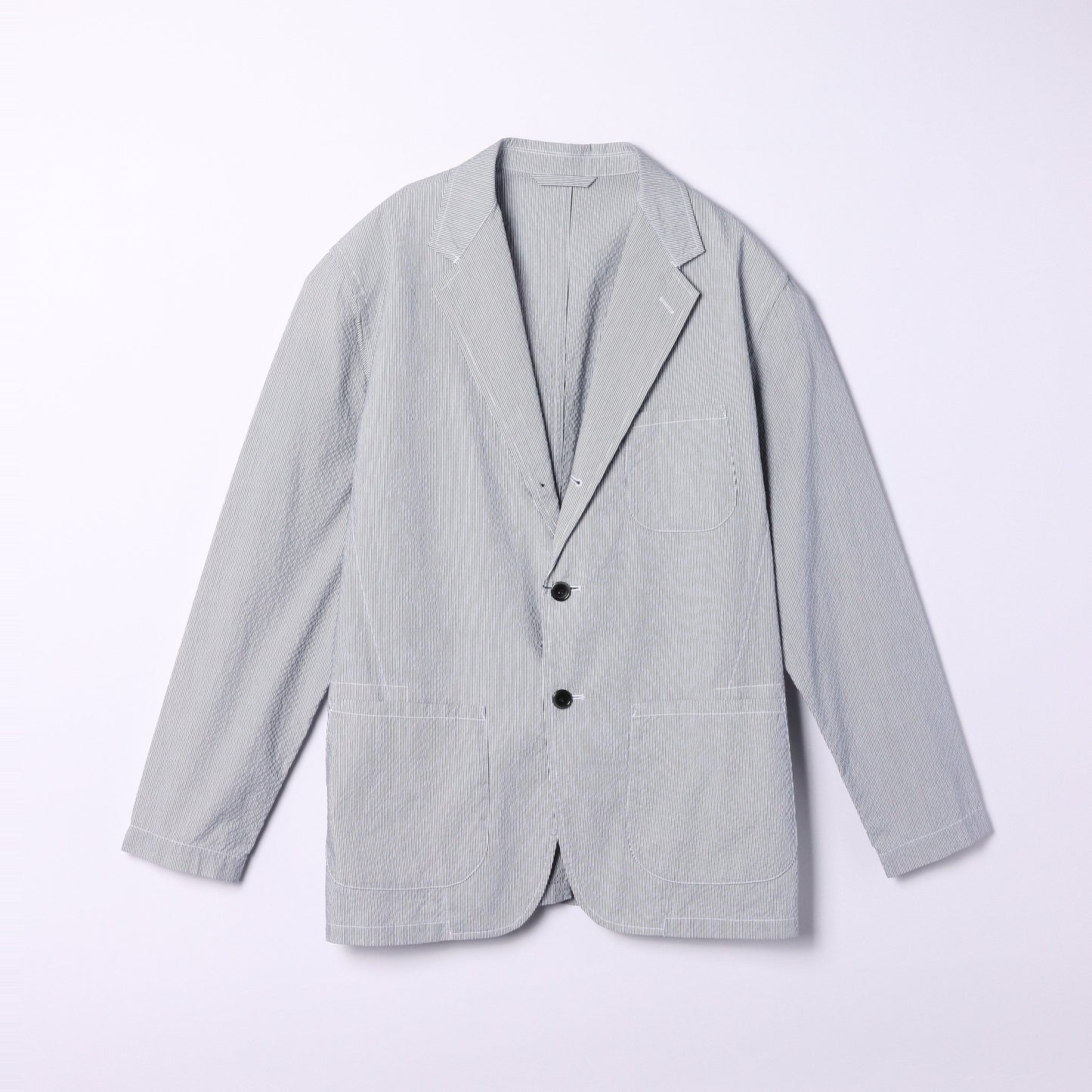 【アウトレット】【吸水速乾・ウォッシャブル】COOL COMFORT コードレーン シアサッカー カミーチャジャケット