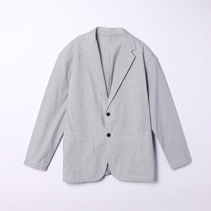 【アウトレット】【吸水速乾・ウォッシャブル】COOL COMFORT コードレーン シアサッカー カミーチャジャケット