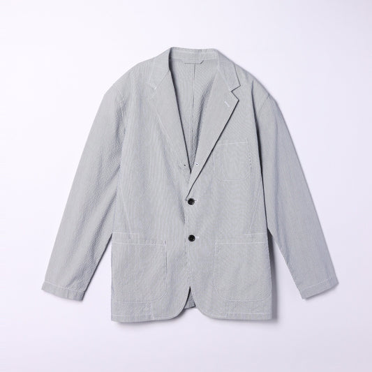 【アウトレット】【吸水速乾・ウォッシャブル】COOL COMFORT コードレーン シアサッカー カミーチャジャケット