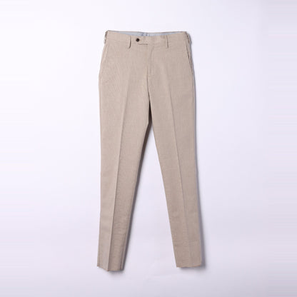 【アウトレット】【吸水速乾・ストレッチ】コットンリネン ピンヘッド ウエストアジャストパンツ(ノータック・セットアップ対応)