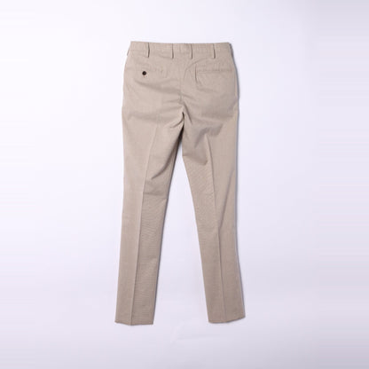 【アウトレット】【吸水速乾・ストレッチ】コットンリネン ピンヘッド ウエストアジャストパンツ(ノータック・セットアップ対応)