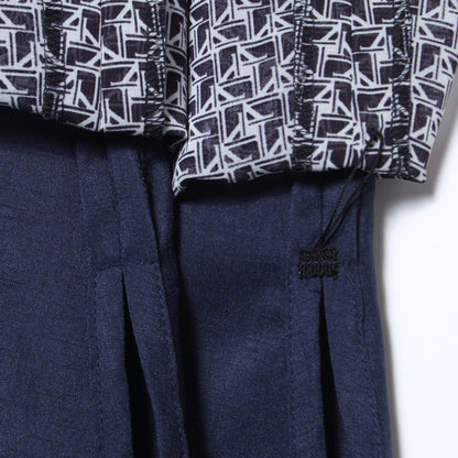 【L】MONOGRAM NEWYORKER タックスカート