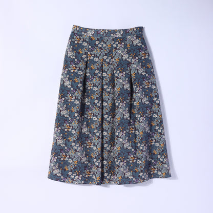 リバティ ウインドルシャムグローブ タックフレアスカート