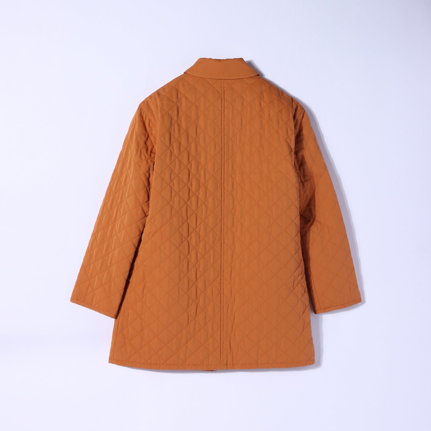 ポリコットングログラン キルティングステンカラーコート