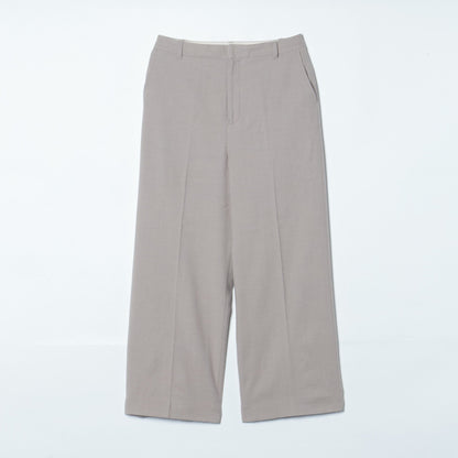 タンブルストレッチウール ストレートシルエットパンツ