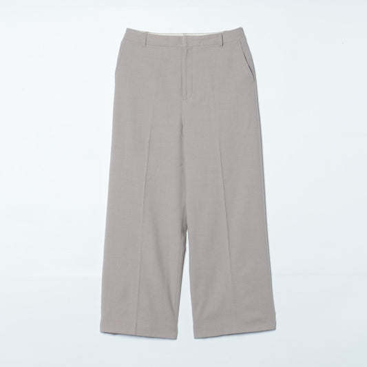 タンブルストレッチウール ストレートシルエットパンツ