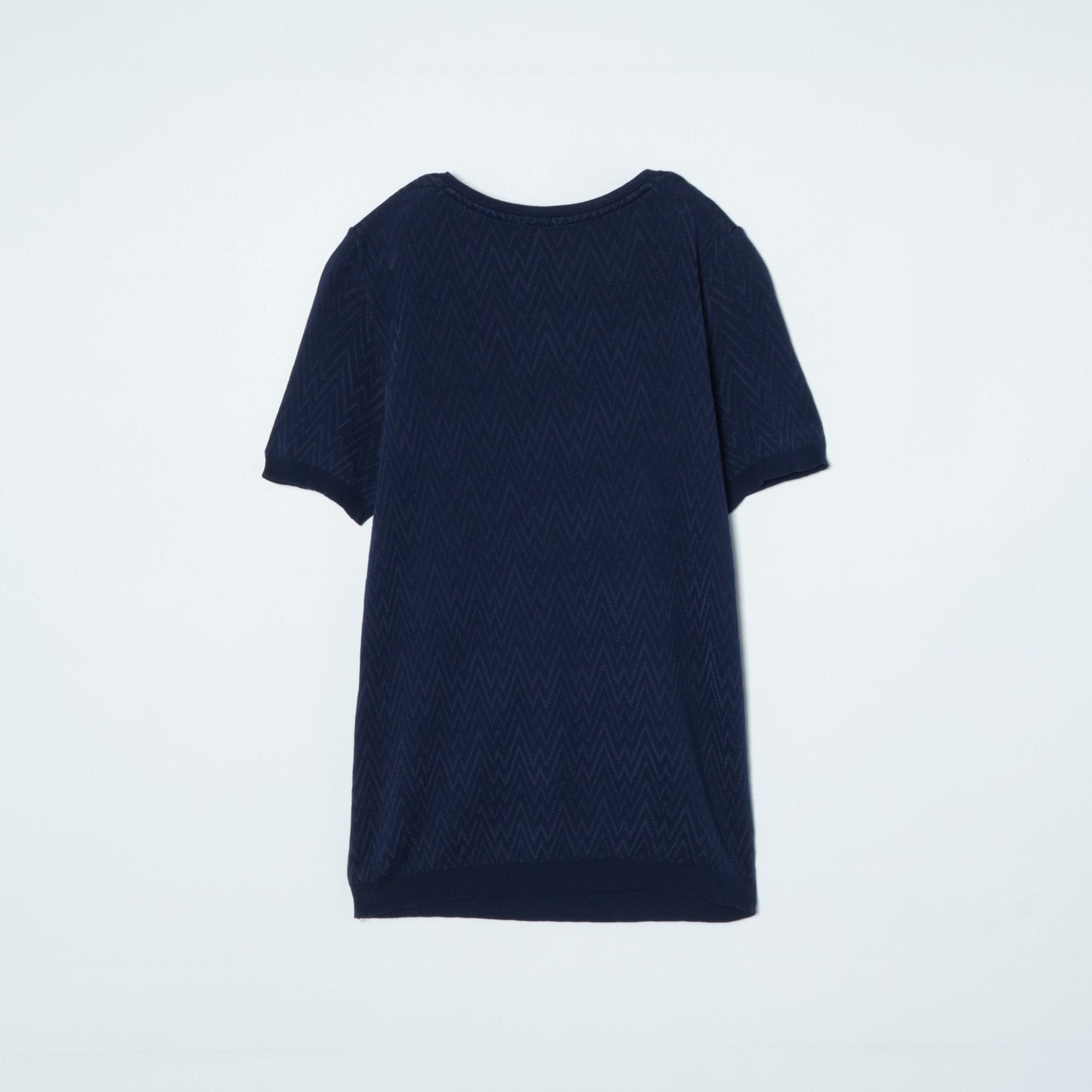 着流しカーディガン×ニット見えTシャツアンサンブル