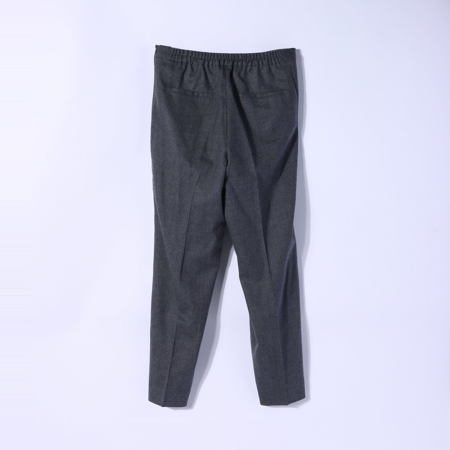 ストレッチフラノ タックテーパードパンツ