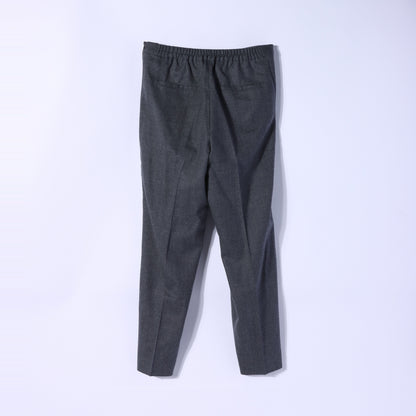 ストレッチフラノ タックテーパードパンツ