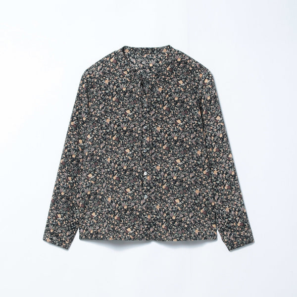 ニューヨーカー　リバティ　バードソングプリント キーネックブラウス 　新品未使用 NEWYORKER WOMEN | シャツ/ブラウス | 【未使用に近い】リバティ
