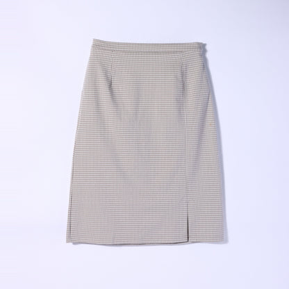 【L】チドリジャカード Iラインスリットスカート