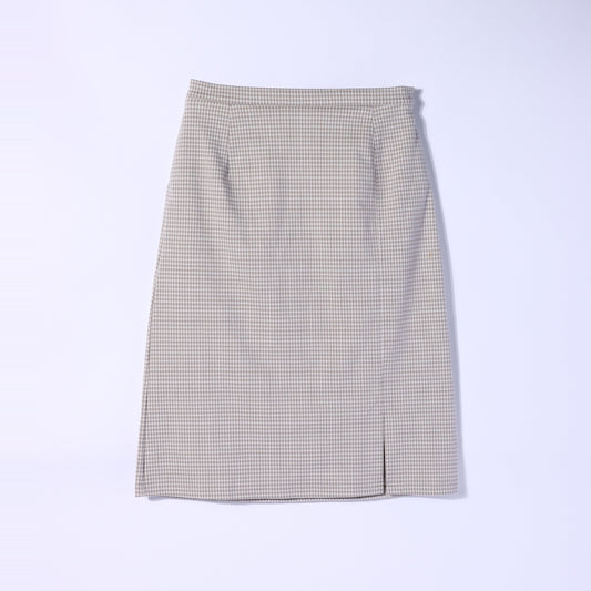 【L】チドリジャカード Iラインスリットスカート