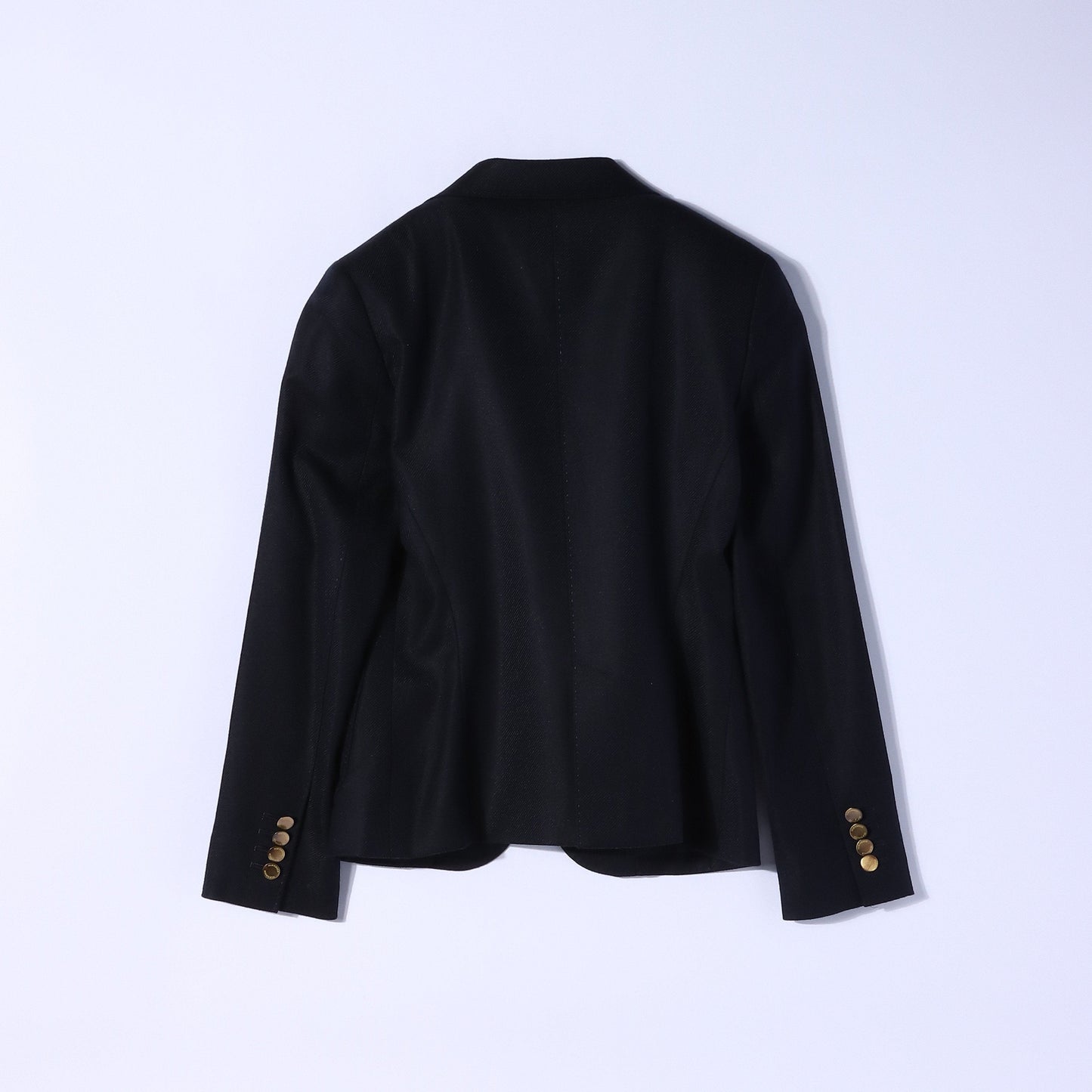 NY Blazer/ブライトカルゼ 3パッチ2釦ブレザー