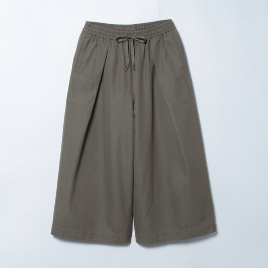 Organic Cotton Wool Gabardine　ロングキュロット