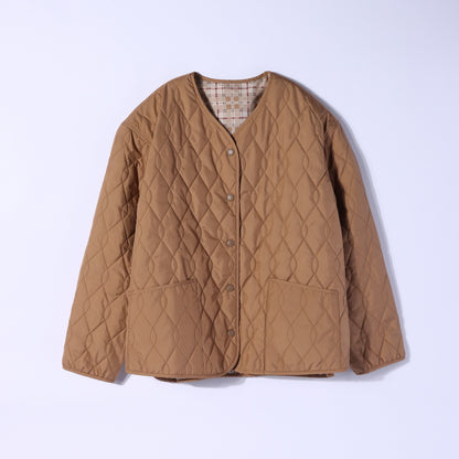 【L】パウダータフタ リバーシブルコート