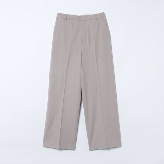 タンブルストレッチウール ストレートシルエットパンツ